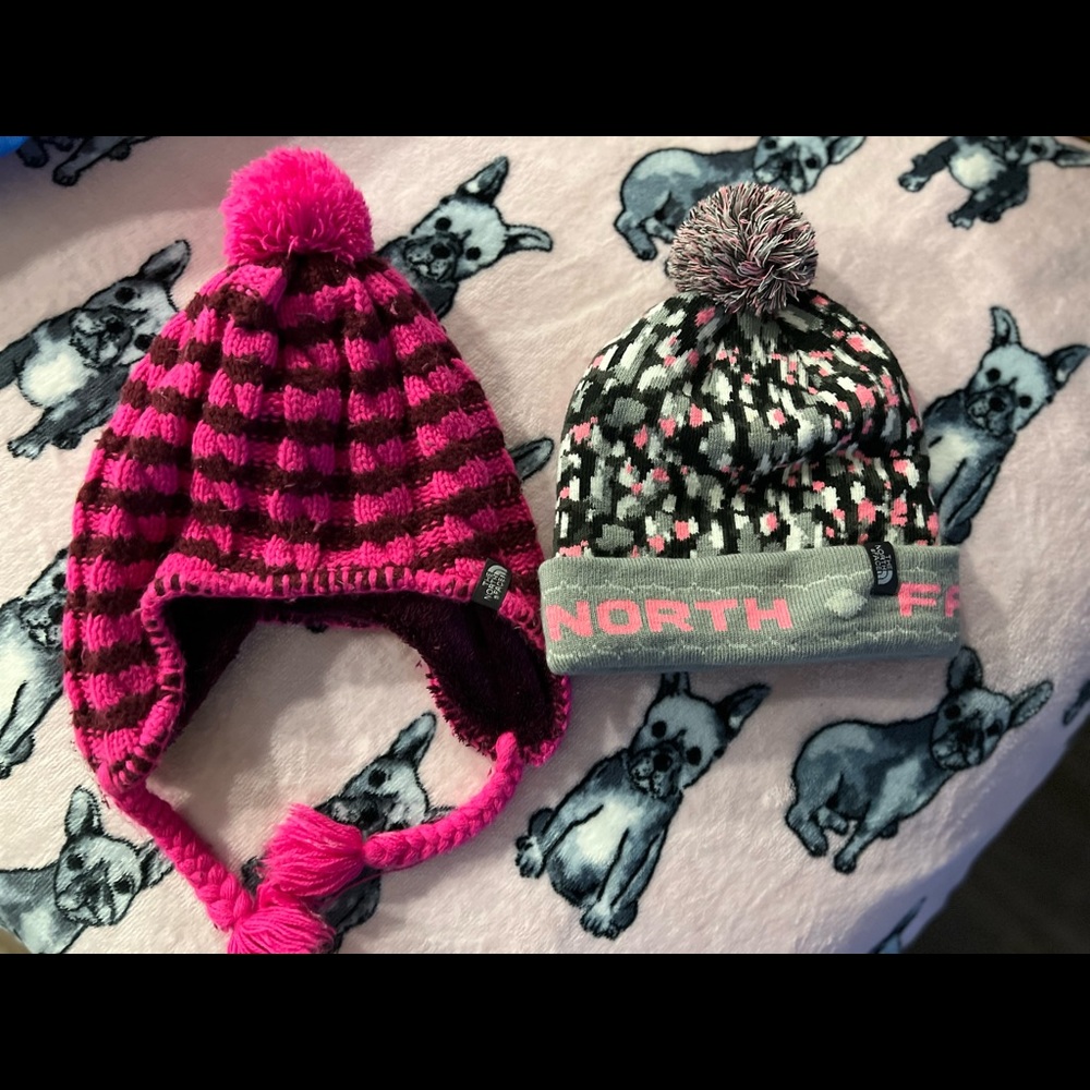 Girls north face hat